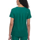 Women's 3-Pocket V-Neck Cardi Top - C101 - Hunter