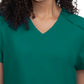 Women's 3-Pocket V-Neck Cardi Top - C101 - Hunter