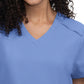 Women's 3-Pocket V-Neck Cardi Top - C101 - True Ceil