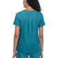 Women's 3-Pocket V-Neck Cardi Top - C101 - Teal