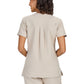 Women's 3-Pocket V-Neck Cardi Top - C101 - Khaki