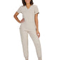 Women's 3-Pocket V-Neck Cardi Top - C101 - Khaki