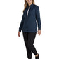 Women's 2-Pocket Zipper-Front Geneses Jacket - C400 - Navy