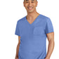 Men's Chest Pocket V-Neck Arthro Top - C650 - True Ceil