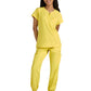 Women's Zipper Neck Ecstatic Top - S100 - Loving Yellow