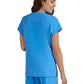 Women's Zipper Neck Ecstatic Top - S100 - Power Blue