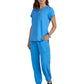 Women's Zipper Neck Ecstatic Top - S100 - Power Blue