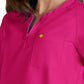 Women's Zipper Neck Ecstatic Top - S100 - Elevated Pink