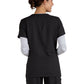 Women's 3-Pocket V-Neck Blissful Top - S101 - Black