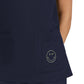 Women's 3-Pocket V-Neck Blissful Top - S101 - Navy