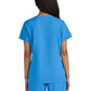 Women's 3-Pocket V-Neck Blissful Top - S101 - Power Blue