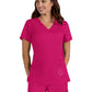 Women's 3-Pocket V-Neck Blissful Top - S101 - Elevated Pink