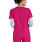 Women's 3-Pocket V-Neck Blissful Top - S101 - Elevated Pink