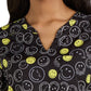 Women's Printed Split-Neck Amazed Top - S103PR - Doing Great