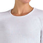 Women's Speckled Rib Smiley Face Elbow Tender Underscrub Tee - S104 - Confetti