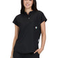 Women's 1-Pocket Split Neck Dolman Sleeve Limited Edition Dreamy Top - S105L - Black