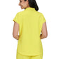 Women's 1-Pocket Split Neck Dolman Sleeve Limited Edition Dreamy Top - S105L - Loving Yellow