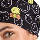 Unisex Printed Breathable Stretch Scrub Cap - SA174PR - Doing Great