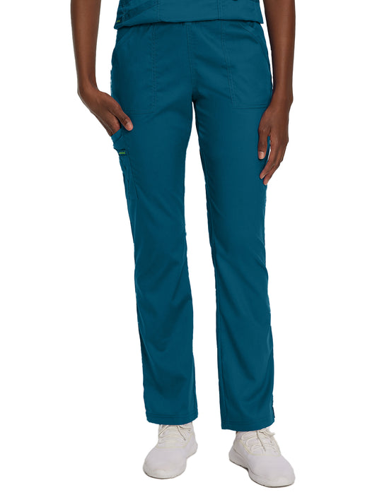 Women's 5-Pocket Straight Leg Cargo Pant - 2042 - Caribbean