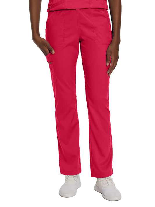 Women's 5-Pocket Straight Leg Cargo Pant - 2042 - True Red