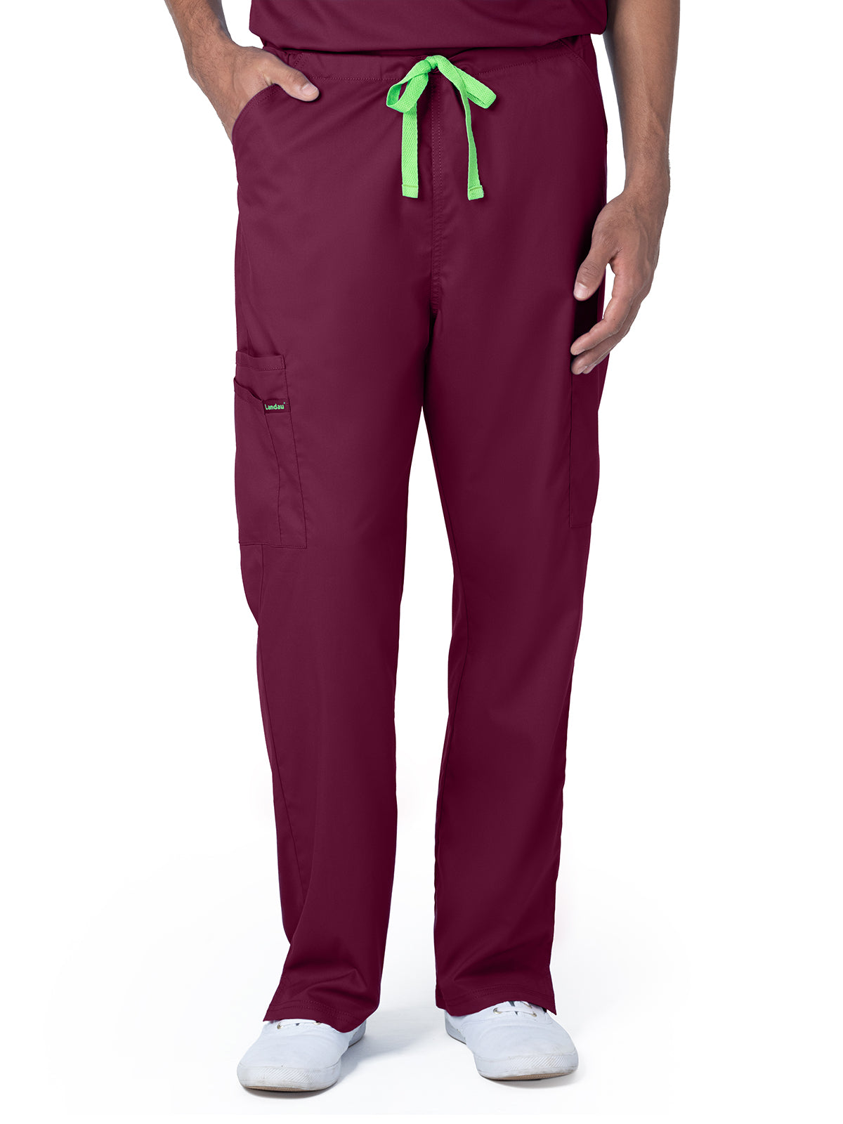 Unisex 6-Pocket Straight Leg Cargo Pant - 2104 - Wine