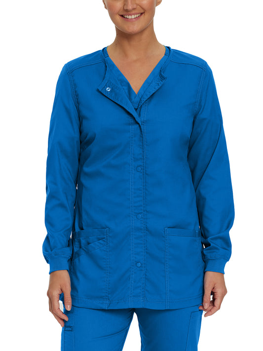 Women's Snap Front Jacket - 3038 - Royal