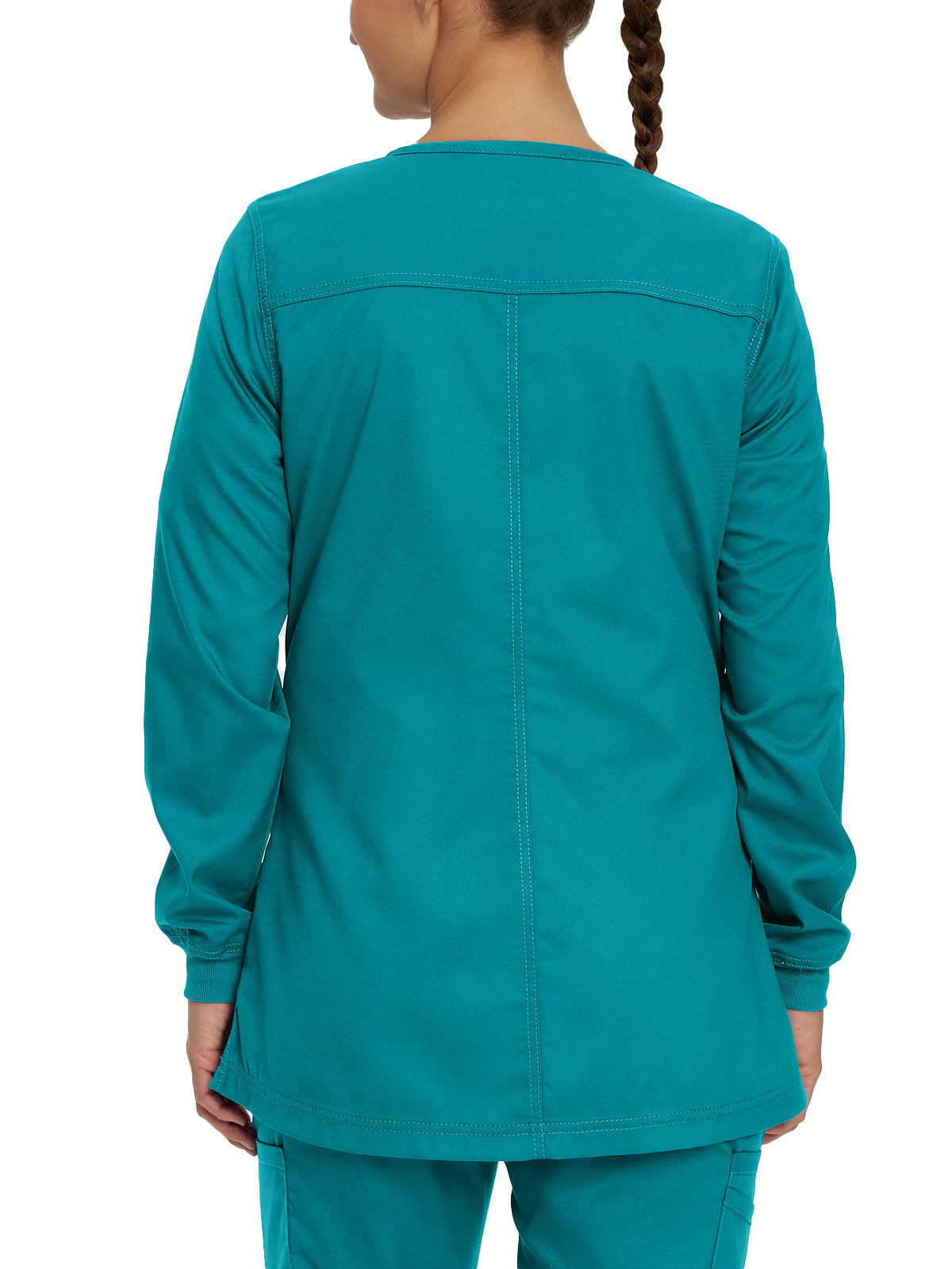 Women's Snap Front Jacket - 3038 - Teal