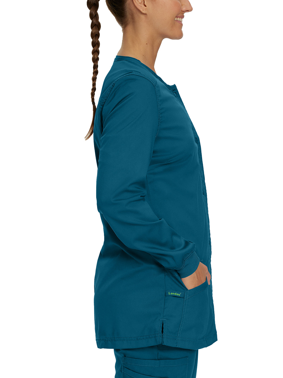 Women's Snap Front Jacket - 3038 - Caribbean