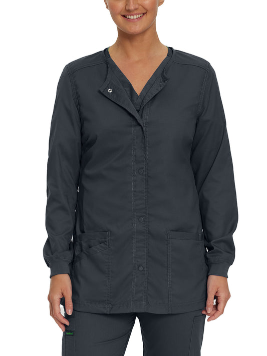 Women's Snap Front Jacket - 3038 - Graphite