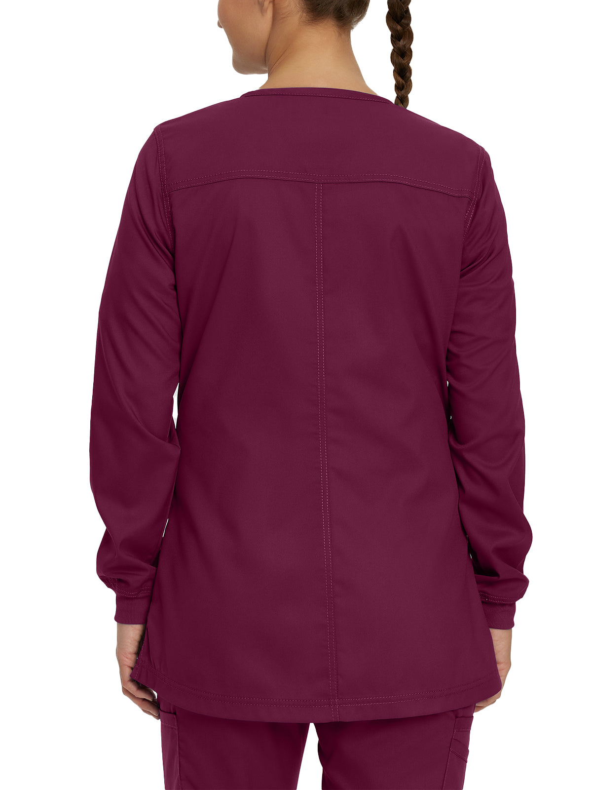 Women's Snap Front Jacket - 3038 - Wine