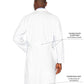 Men's Three-Pocket 100% Cotton 43.5" Full-Length Lab Coat - 3138 - White