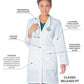 Women's Five-Pocket 36.5" Full-Length Tablet Lab Coat - 3165 - White