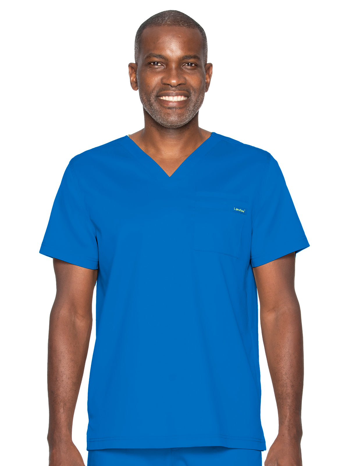 Unisex 2-Pocket Tuckable V-Neck Top - 4259 - Royal
