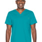 Unisex 2-Pocket Tuckable V-Neck Top - 4259 - Teal