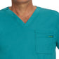 Unisex 2-Pocket Tuckable V-Neck Top - 4259 - Teal