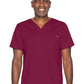Unisex 2-Pocket Tuckable V-Neck Top - 4259 - Wine