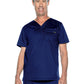 Unisex 2-Pocket Tuckable V-Neck Top - 4259 - True Navy