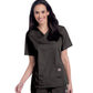 Women's 3-Pocket Clean Back V-Neck Top - 70221 - Black