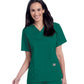 Women's 3-Pocket Clean Back V-Neck Top - 70221 - Hunter