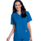 Women's 3-Pocket Clean Back V-Neck Top - 70221 - Royal Blue