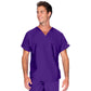 Unisex 1-Pocket Dolman Sleeve Tuckable V-Neck Top - 71221 - Grape