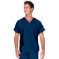 Unisex 1-Pocket Dolman Sleeve Tuckable V-Neck Top - 71221 - Navy