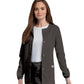 Women's 3-Pocket Crew Neck Warm-Up Jacket - 75221 - Black