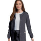 Women's 3-Pocket Crew Neck Warm-Up Jacket - 75221 - Graphite