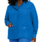 Women's 4-Pocket Crew Neck Warm-Up Jacket - 7525 - Royal Blue