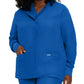 Women's 4-Pocket Crew Neck Warm-Up Jacket - 7525 - Galaxy Blue