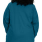 Women's 4-Pocket Crew Neck Warm-Up Jacket - 7525 - Caribbean Blue