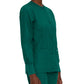 Women's 4-Pocket Crew Neck Warm-Up Jacket - 7525 - Hunter Green