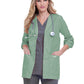 Women's 4-Pocket Crew Neck Warm-Up Jacket - 7525 - Sea Mist
