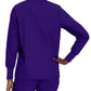 Women's 4-Pocket Crew Neck Warm-Up Jacket - 7525 - Grape
